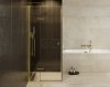 BESCO Kabina prysznicowa Pixa Gold 90x90 Prawa PKP-90-195G